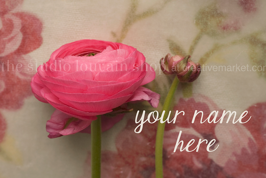 Styled Stock Photo-Pink Vintage Duo in Mockup Templates - product preview 8