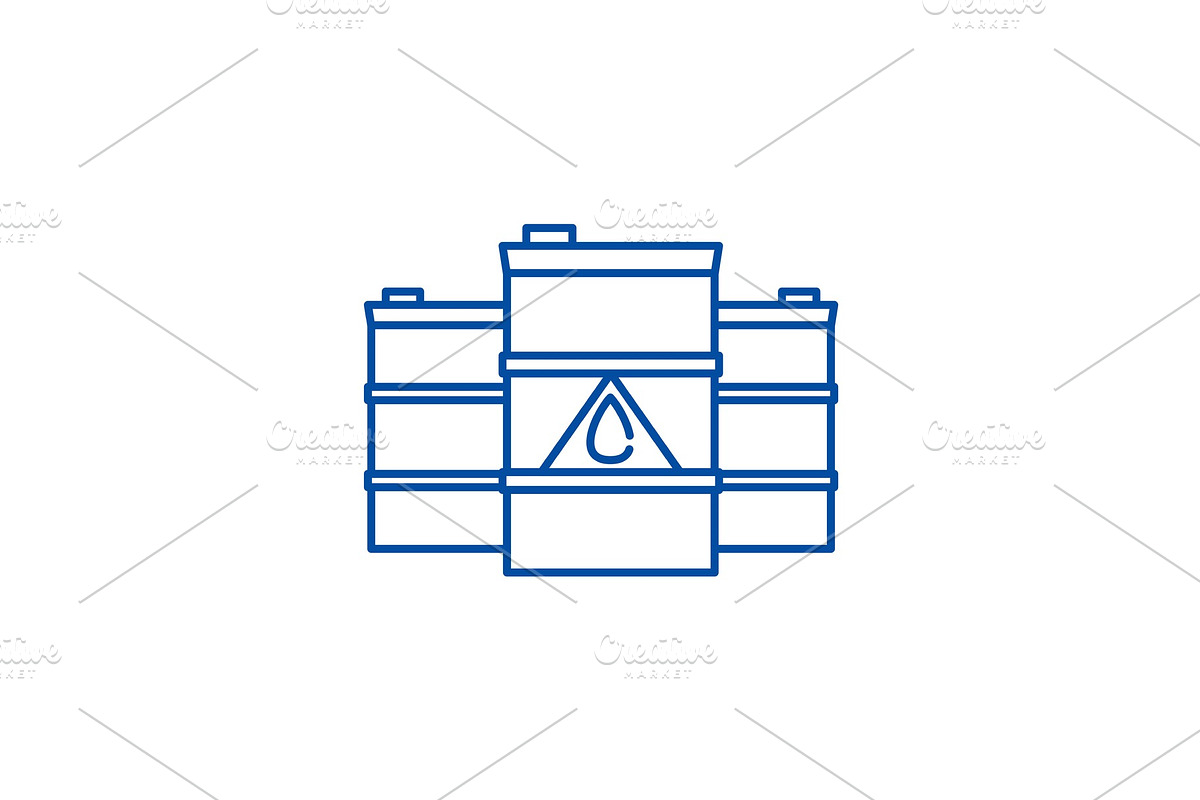 Fuel line icon concept. Fuel flat in Illustrations - product preview 8