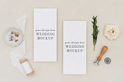 Wedding Program Mockup | Menu Mockup