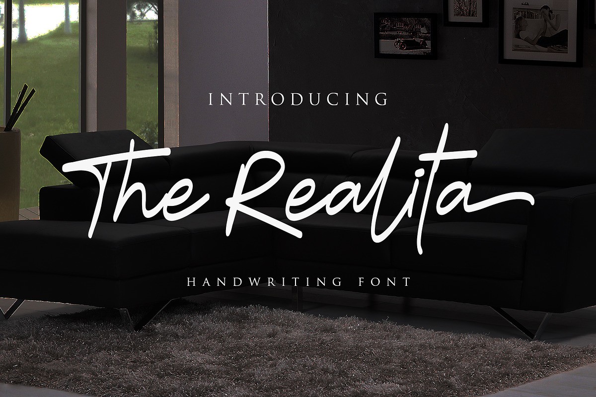 The Realita in Script Fonts - product preview 8