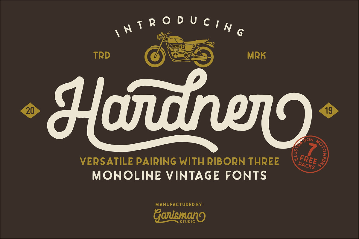 Hardner - Retro Fonts in Retro Fonts - product preview 8