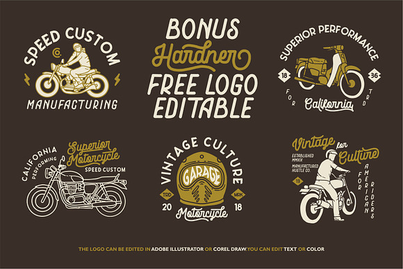 Hardner - Retro Fonts in Retro Fonts - product preview 1