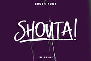 Shouta! - Brush Font