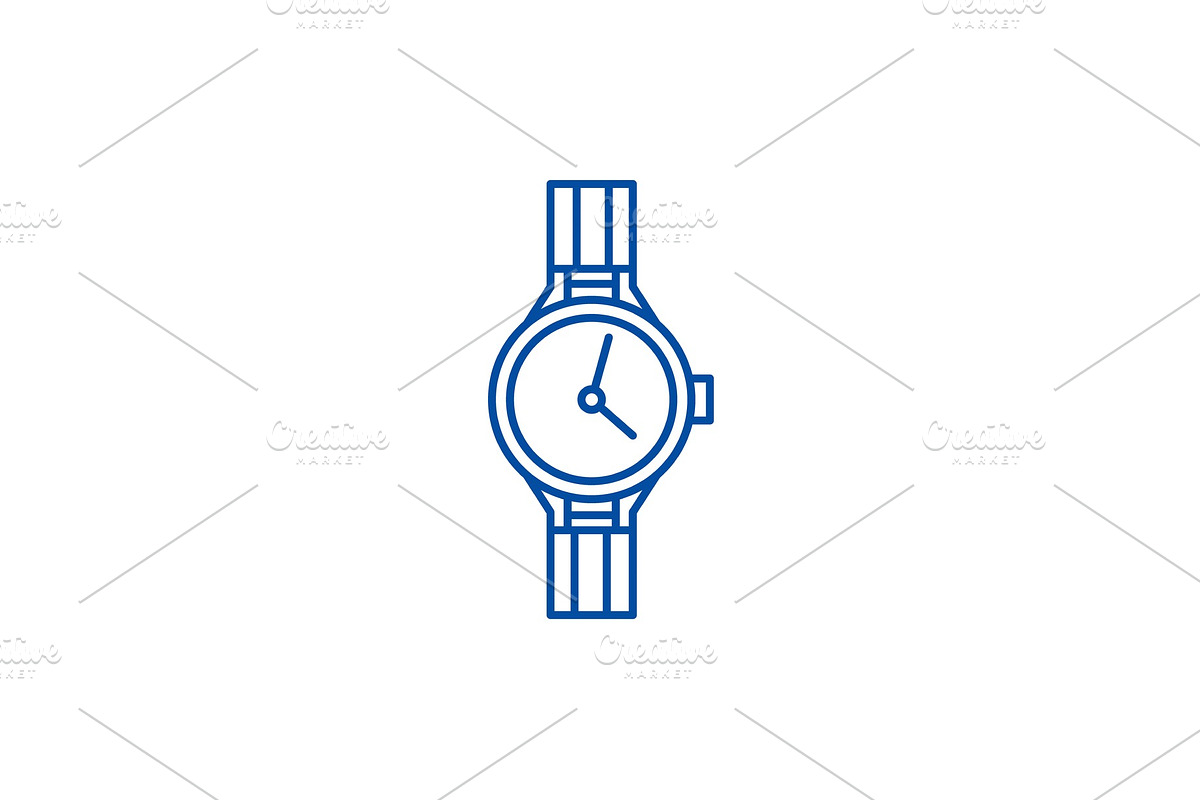 Chronometer line icon concept in Objects - product preview 8