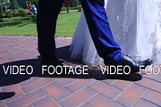 stabilizer, legs close-up, bride and