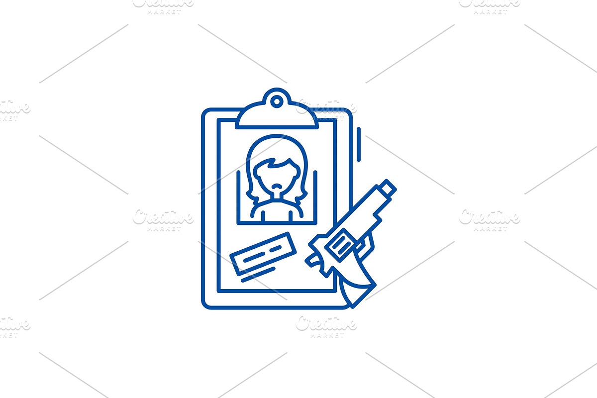 Clues line icon concept. Clues flat in Illustrations - product preview 8
