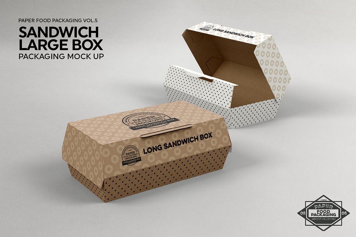 Download VOL.5: Food Box Packaging Mockups | Creative Branding ...