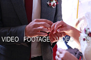 close-up, wedding ceremony in the