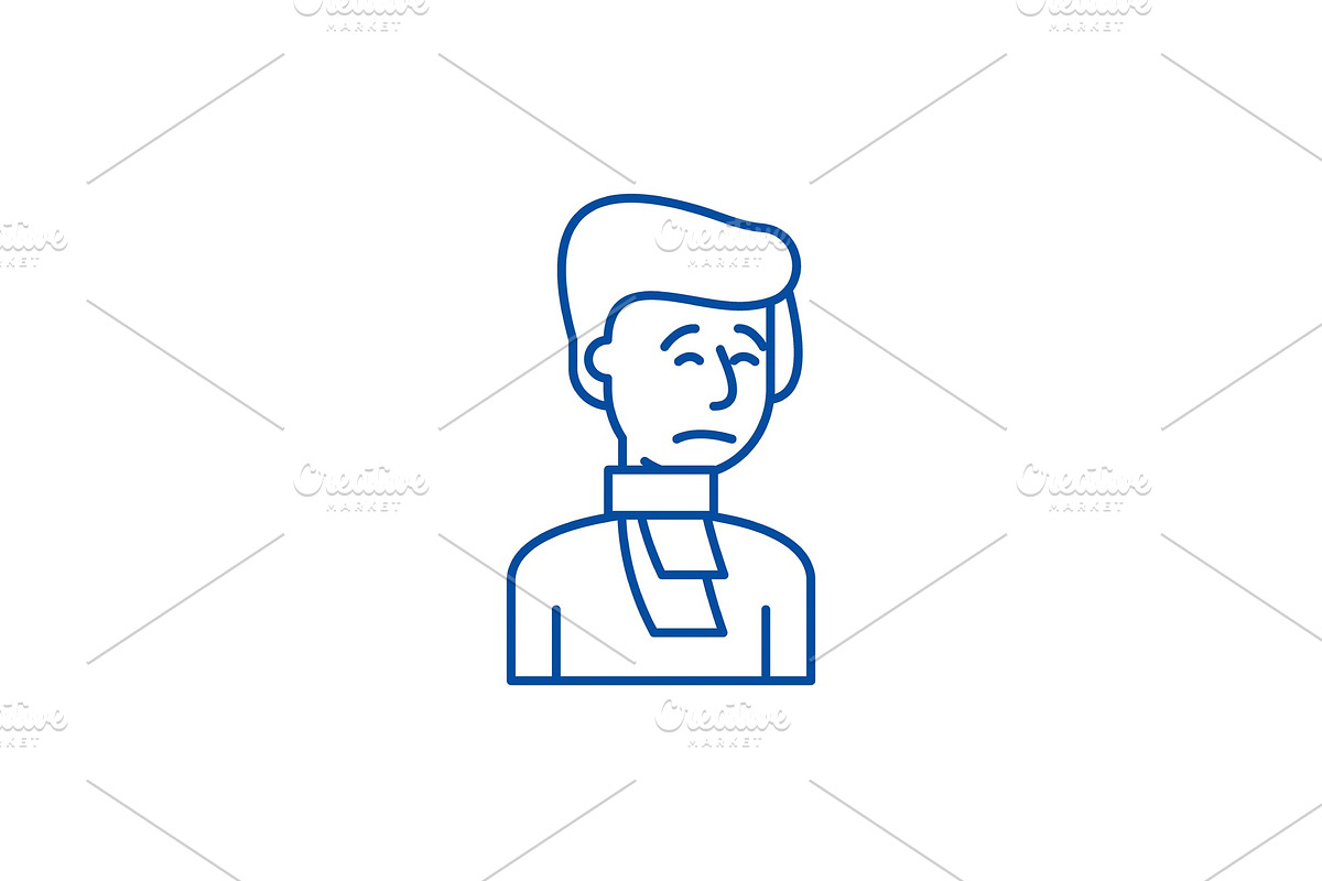 Cold line icon concept. Cold flat in Illustrations - product preview 8