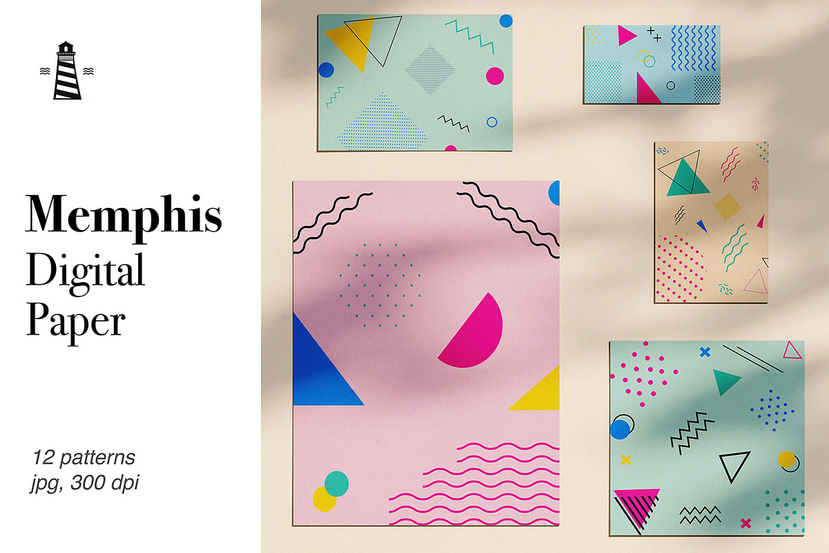 Memphis Digital Paper in Graphics - product preview 8