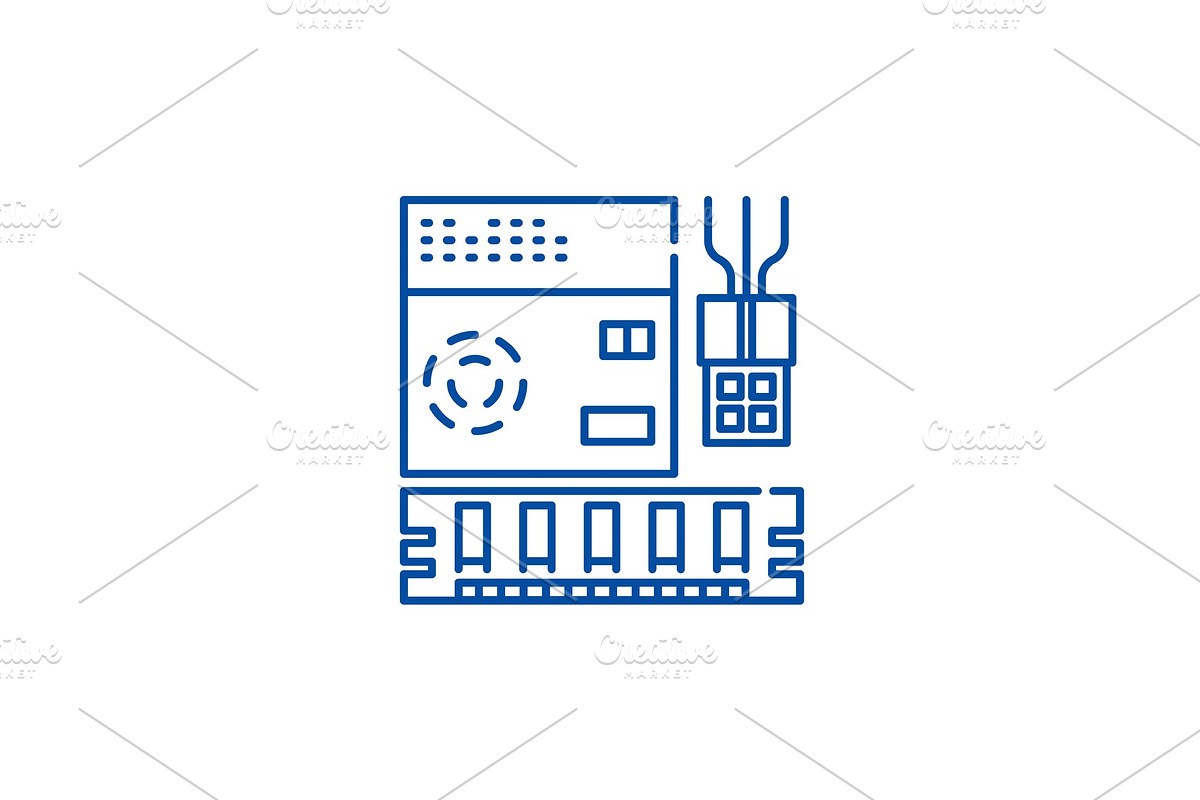 Computer software line icon concept in Illustrations - product preview 8