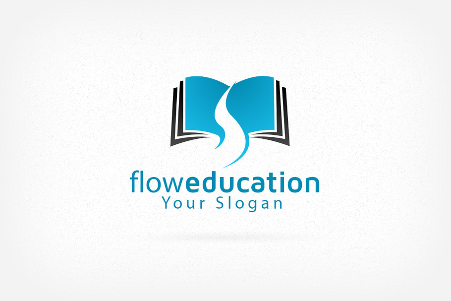 Education Flow Logo in Logo Templates - product preview 8