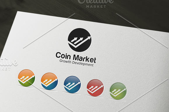 Trading Graph Logo in Logo Templates - product preview 3