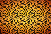 Realistic leopard skin