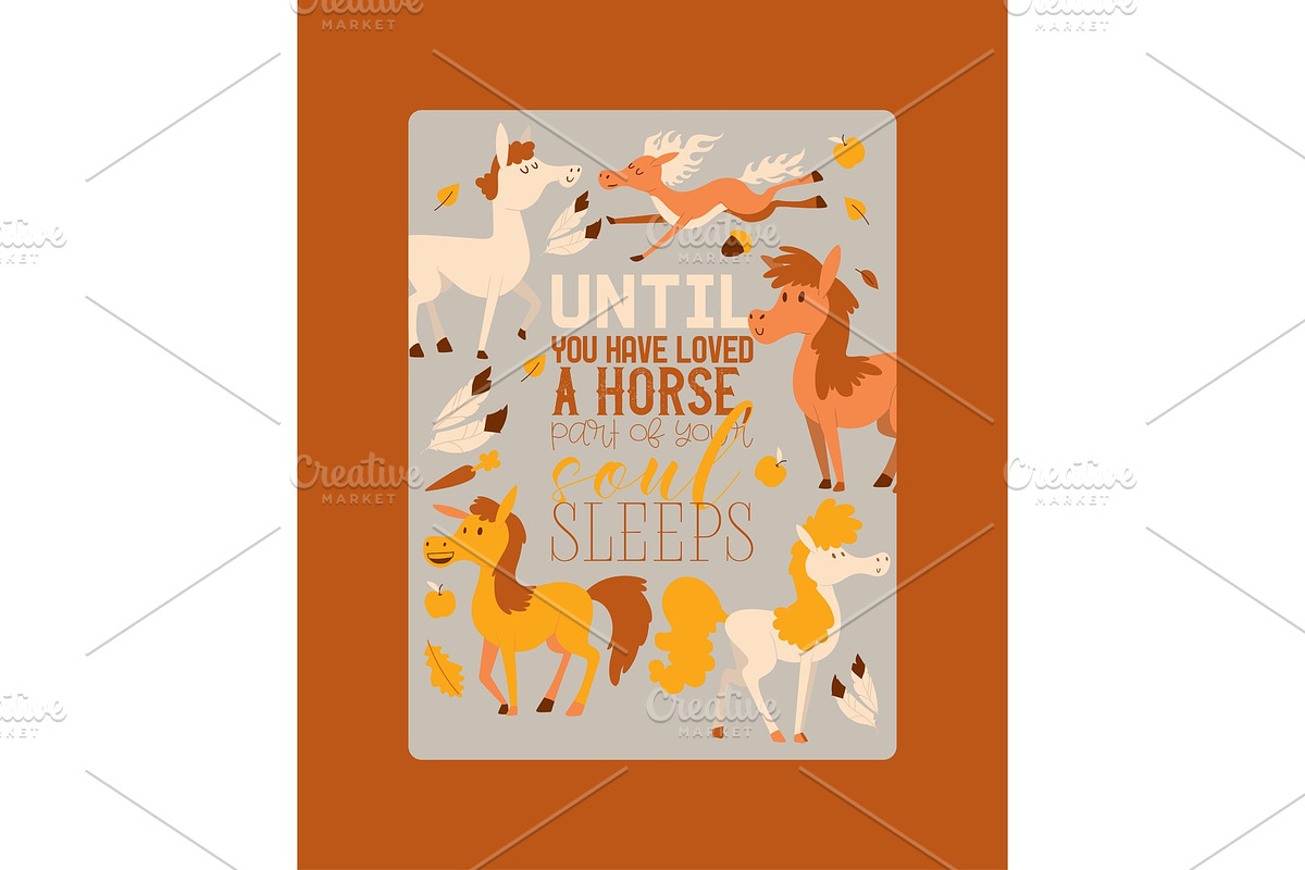 Horse vector animal of horse in Illustrations - product preview 8