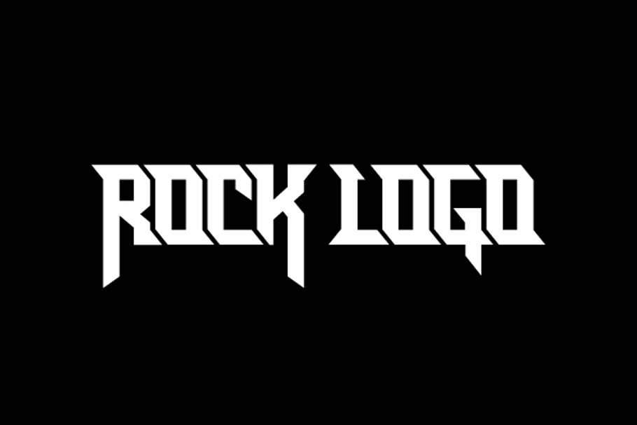 Rock Logo in Display Fonts - product preview 8