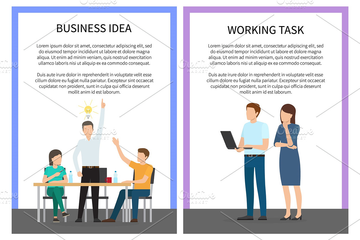 Business Idea and Working Task in Illustrations - product preview 8