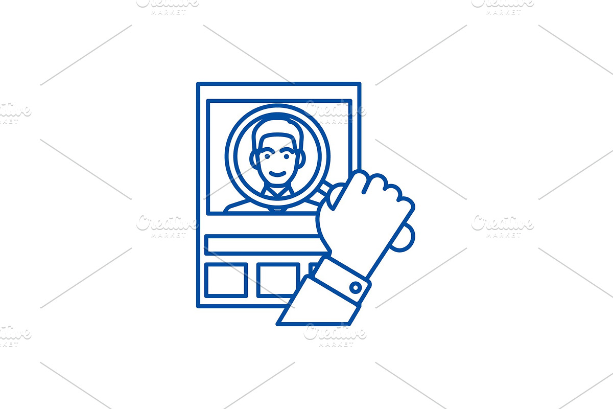 Cv,human resources,personal line in Illustrations - product preview 8