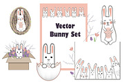 Vector Bunny Collection