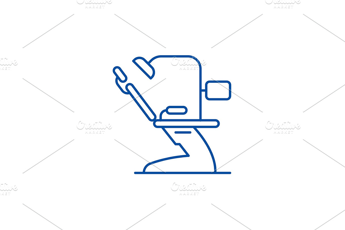 Dental office line icon concept in Objects - product preview 8