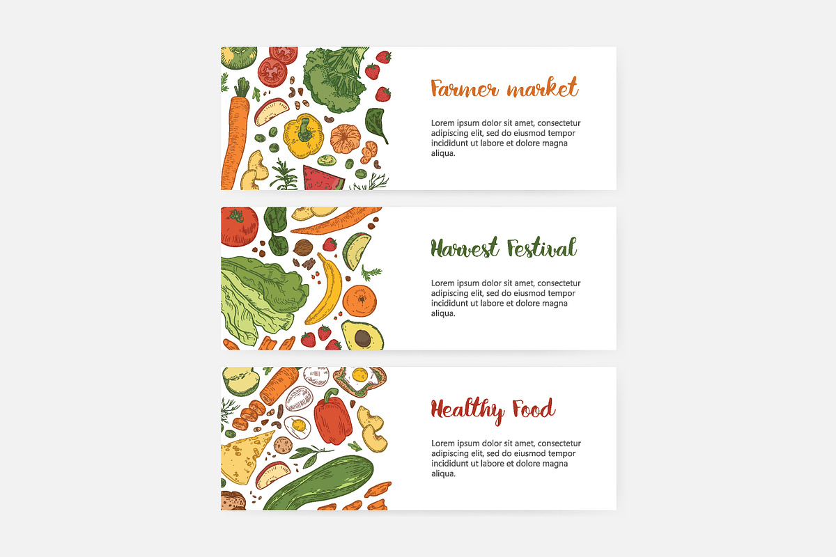 Healthy food bundle in Illustrations - product preview 8