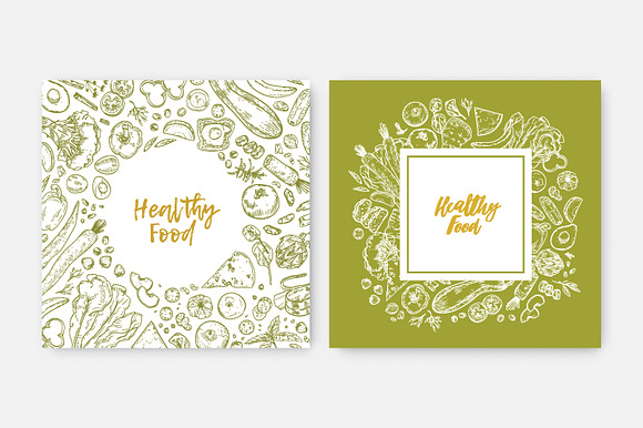Healthy food bundle in Illustrations - product preview 7