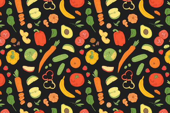 Healthy food bundle in Illustrations - product preview 8