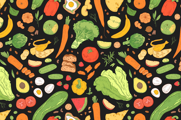 Healthy food bundle in Illustrations - product preview 10