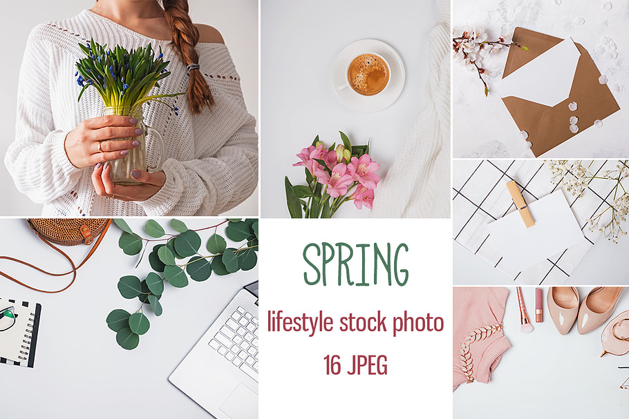 Styled stock photo. Spring set.