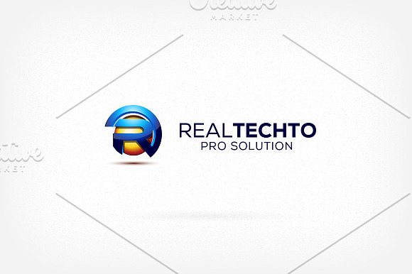 Real Technology Logo in Logo Templates - product preview 2