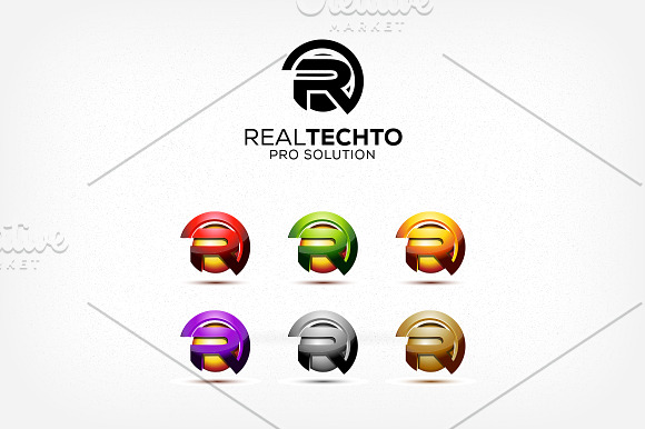 Real Technology Logo in Logo Templates - product preview 4