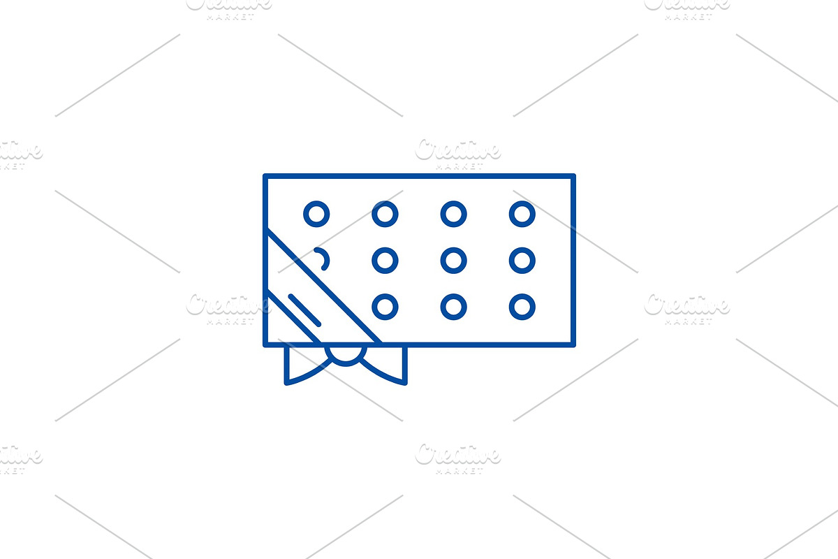 Discount coupon line icon concept in Illustrations - product preview 8