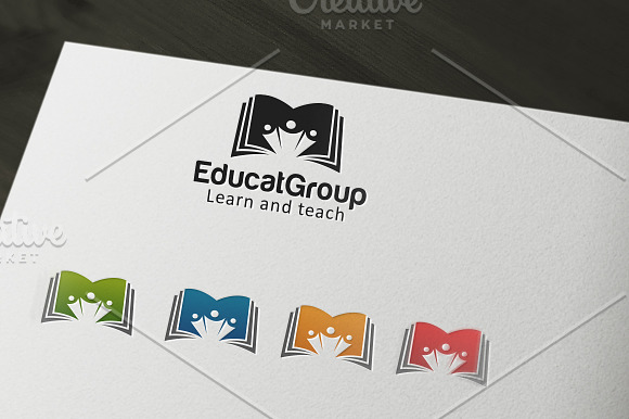 Group Study Logo in Logo Templates - product preview 3