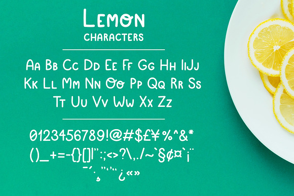 Simple playful font - Lemon in Sans-Serif Fonts - product preview 1