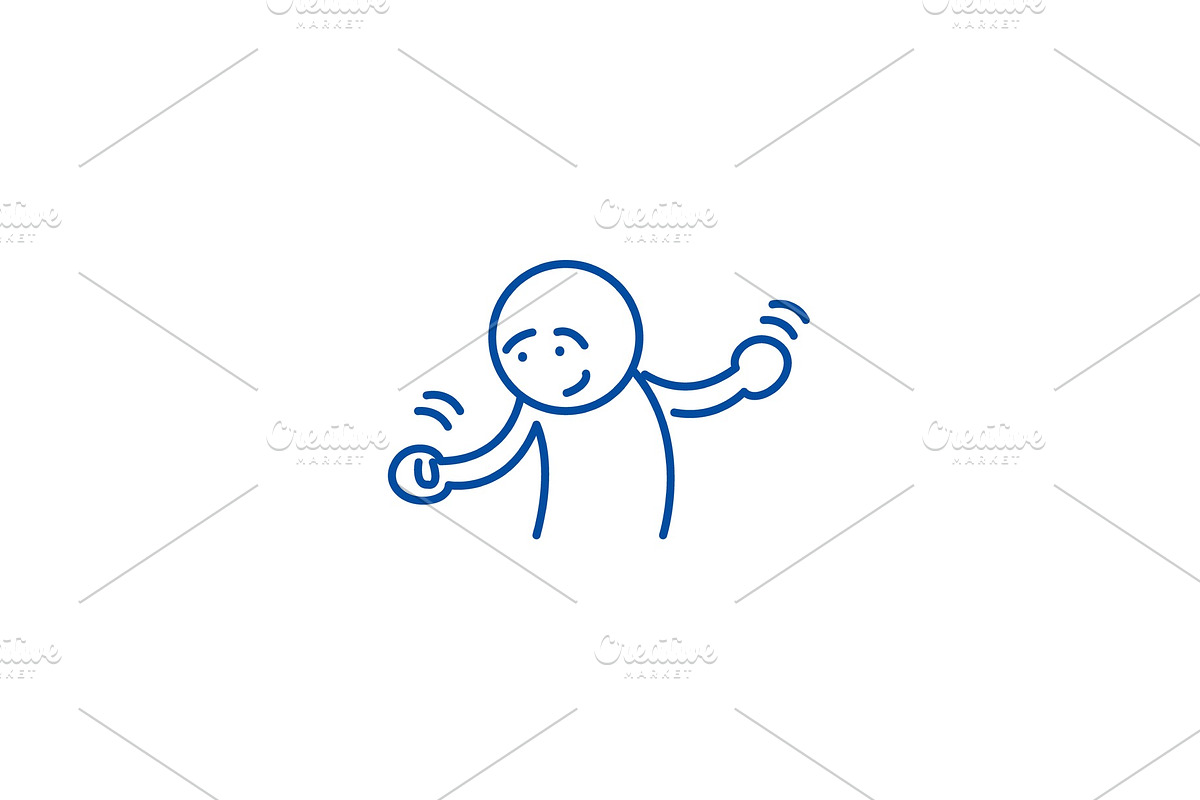 Doubts line icon concept. Doubts in Illustrations - product preview 8