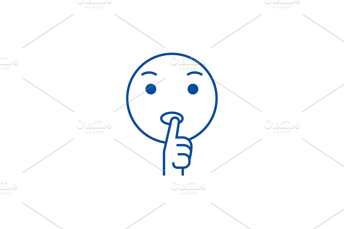 Dreaming emoji line icon concept in Illustrations - product preview 8