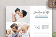 Daddy & Me Mini Session Flyer MS035