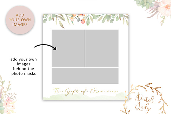 PSD Photo Gift Card Template #54 in Card Templates - product preview 2