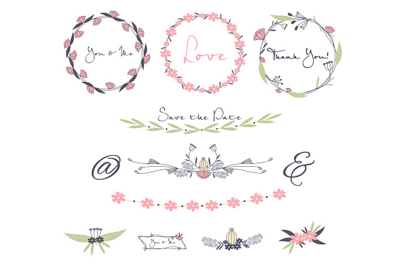 Meadow Wedding Flowers in Illustrations - product preview 1