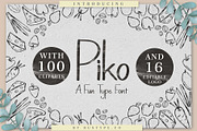 Piko A Fun Type Font