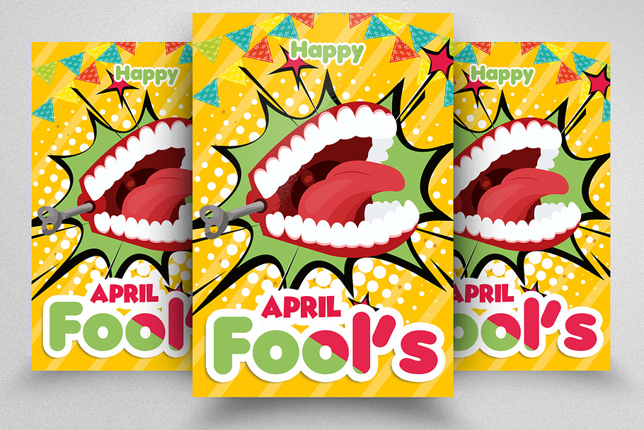 Chattering Teeth April Fool Flyer in Flyer Templates - product preview 8
