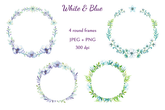 White and Blue in Illustrations - product preview 1
