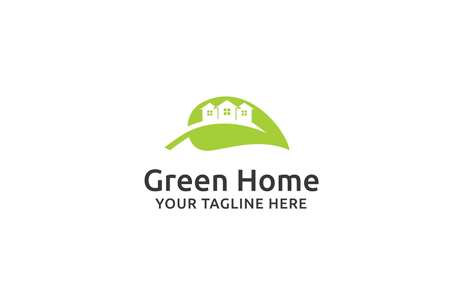 Green Home Logo Template in Logo Templates - product preview 8