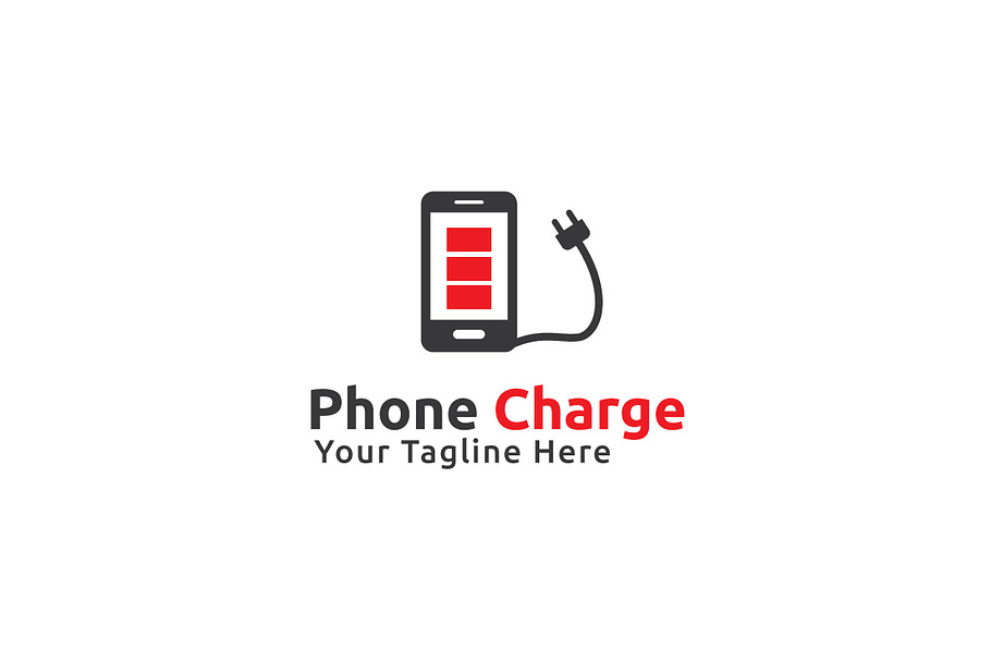 Phone Charge Logo Template