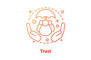 Trust concept icon