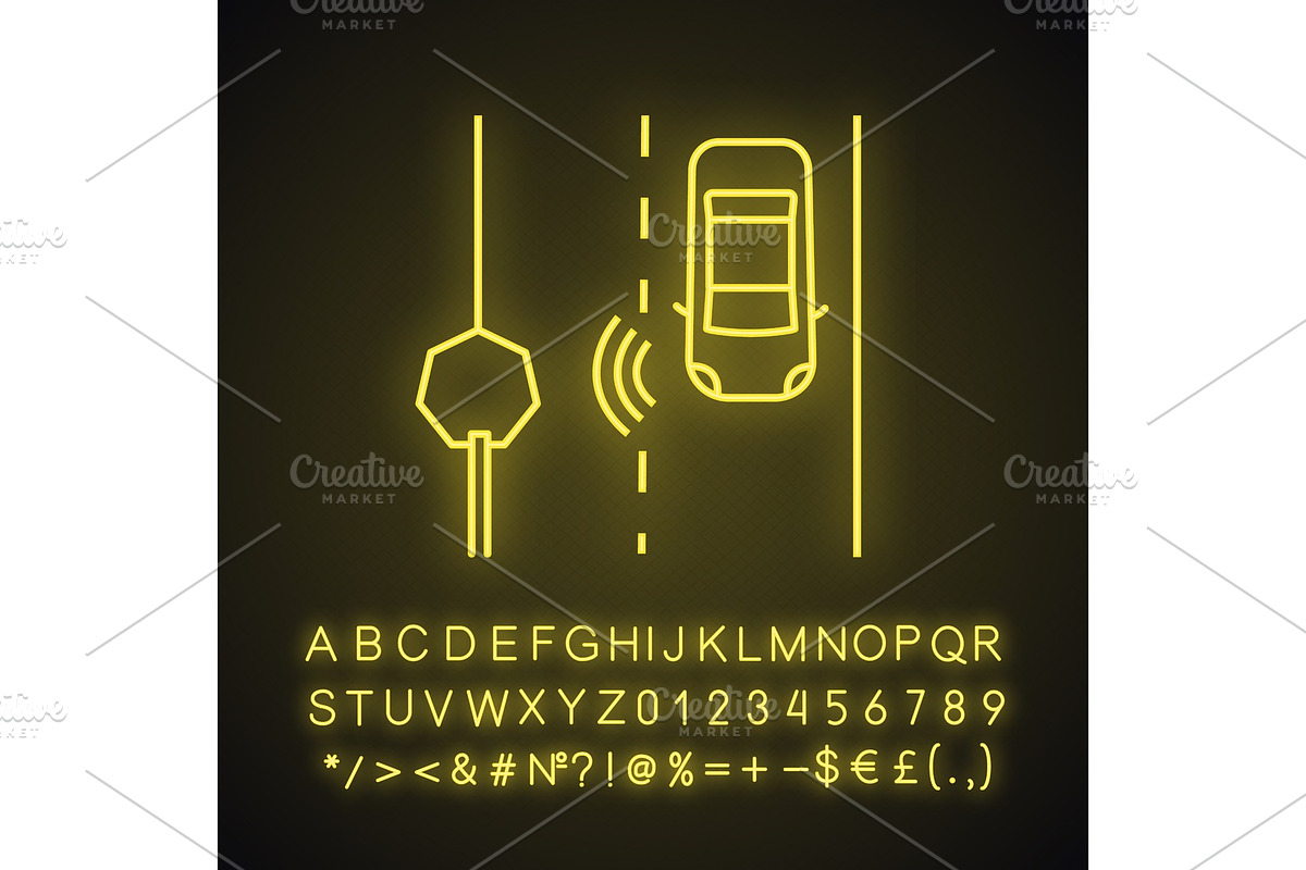 Autonomous car light icon in Icons - product preview 8