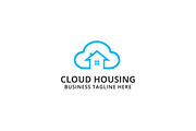 Cloud Housing Logo Template