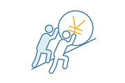 Teamwork color icon