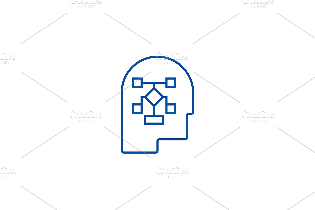 Planning process head line icon in Illustrations - product preview 8