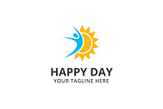 Happy Day Logo Template